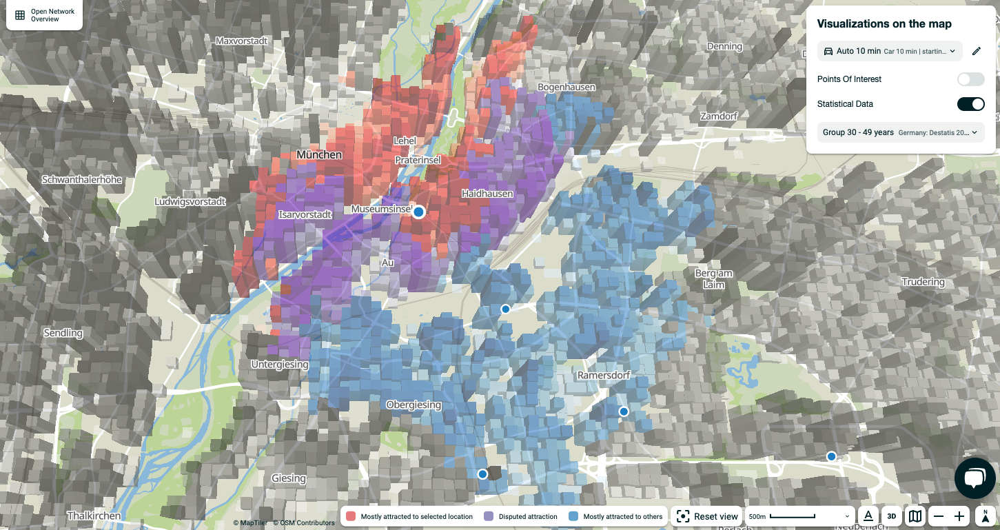 Screenshot TargomoLOOP - Cannibalization