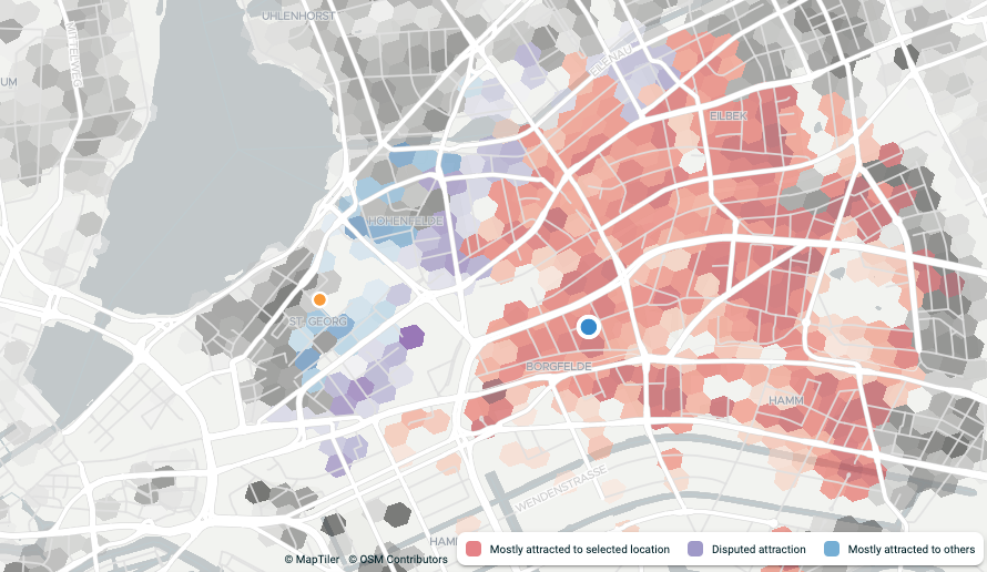 visualization of cannibalization in retail