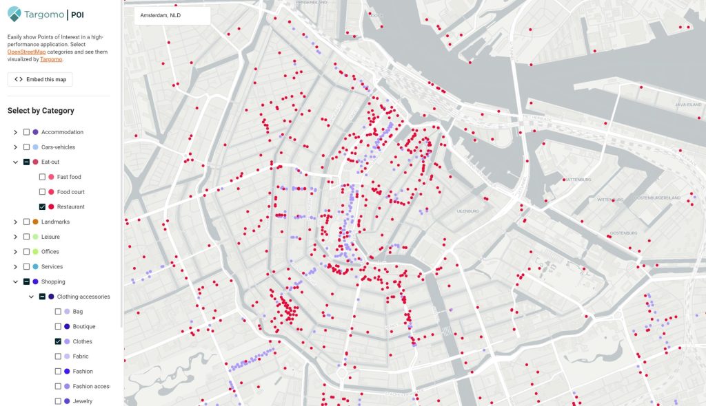 Lifting Performance When Displaying Points of Interest: Vector Tiles and Clustering