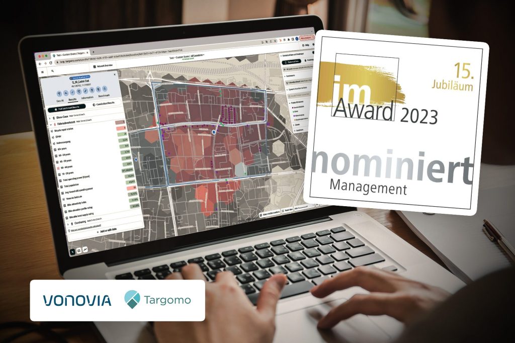 Targomo is nominated for the Immobilienmanager Award 2023