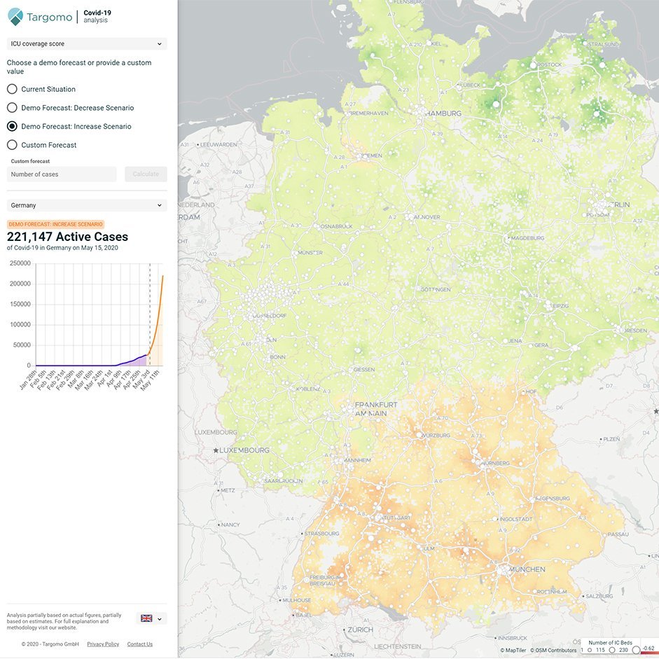 Award for Intensive Care Capacities Analysis in ‘Data against Covid-19’ Hackathon