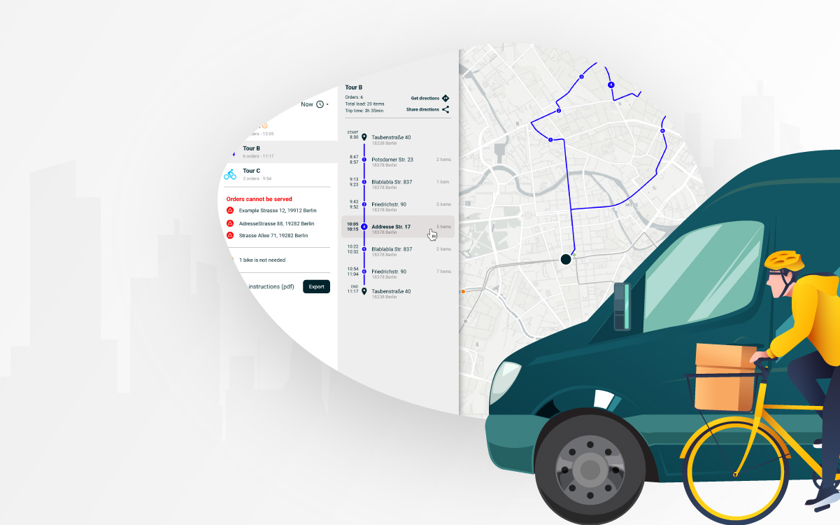 Supporting businesses during the coronavirus crisis: Free route- and delivery-planning tool