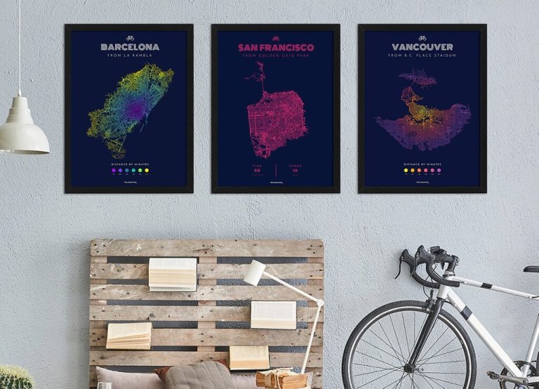 Vélographs: Cycling Maps That Marry Art and Tech