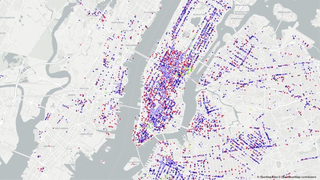 Visualizing POIs on a Map Leads to Unexpected Insights