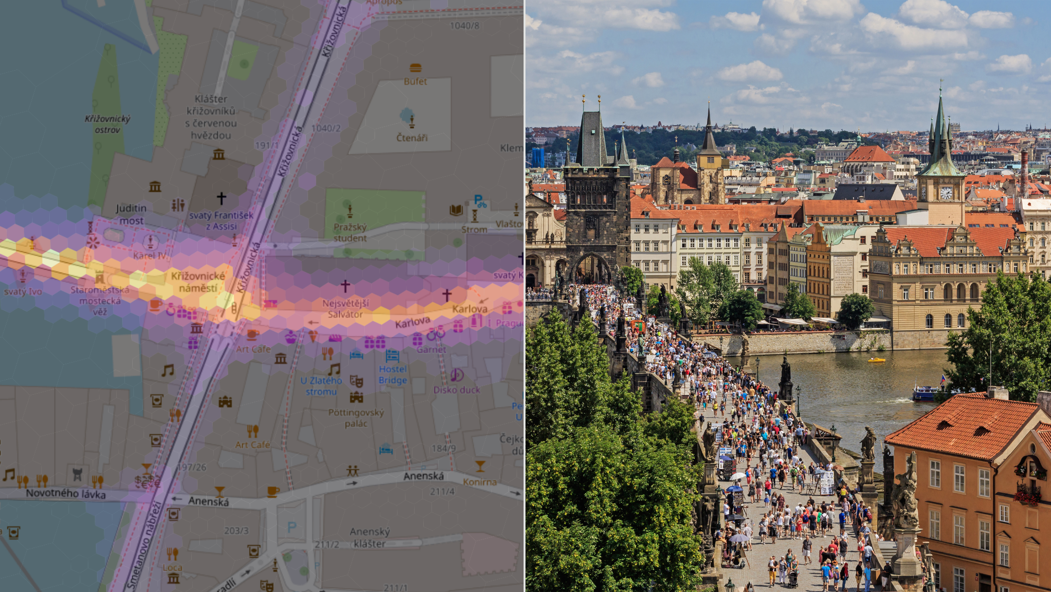 1. Křižovnické Náměstí, Prague: 72,380 daily footfall